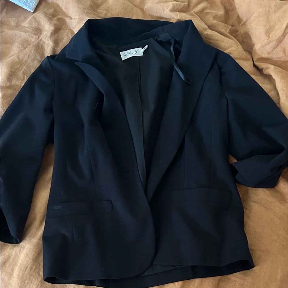 Eliza J Classic Black Blazer